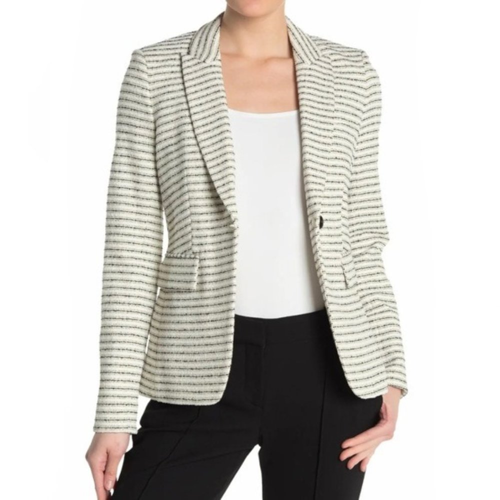 Veronica Beard Tweed Cutaway Dickey Jacket NWT 0